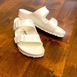 Birkenstock sandals white
